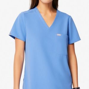 FIGS Ceil Blue Catarina™ One-Pocket Scrub Top- Size L. New with tags!